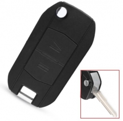 For Opel 2 button modified remote key blank with l