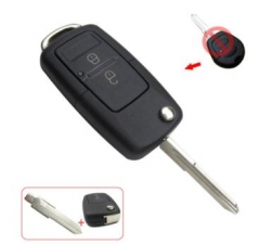for VW Jetta 2 button flip remote key
with left bl