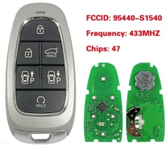 For Hyundai Santa Fe 2021 Smart Key Remote 6 butto