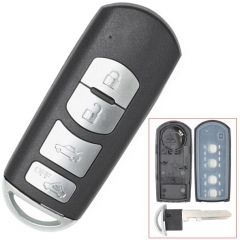 For Mazda 4 utton  remote key case