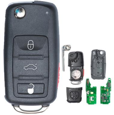 For VW Touareg keyless 3+1 button remote key 434mhz with 7942 chip