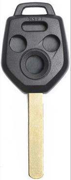 For Subaru 3+1 button remote
key blank