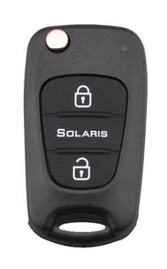 For hyundai Solaris 3 button
 flip key blank