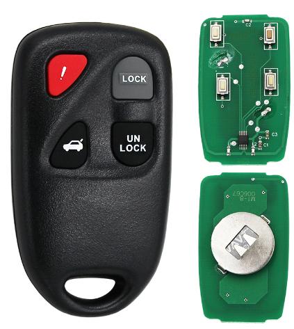 For Mazda 3+1 button 313.8MHZ For Mazda M6 RX-8 2004 2005 2006 2007 2008 FCC ID: KPU41805