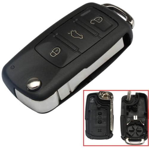 for VW Touareg 3 button remote key blank
