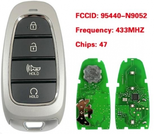 4 Buttons 433MHZ 47 Chip For Hyundai Tucson 2022 Smart Remote Key FCC ID : 95440-N9052