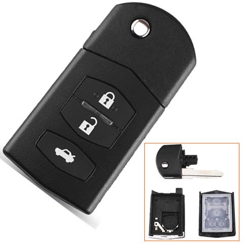 For Mazda 2 button  remote key shell