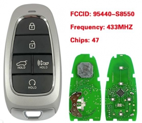 Suitable for modern smart remote control key 5 buttons 95440-S8550 433MHZ 47 chip