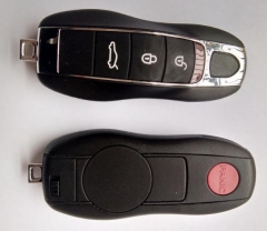 For Porsche 3+1 remote key blank 
with panic butto