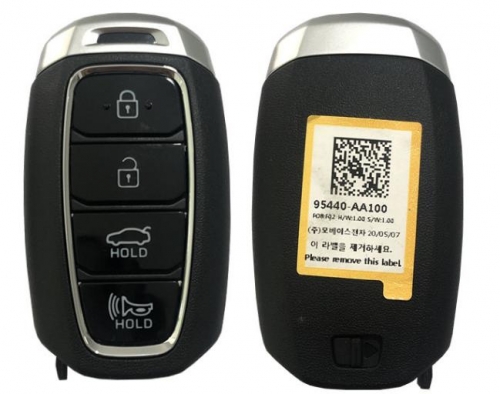 2021 For Hyundai Elantra 4-Button Smart Key PN 95440-AA100 NYOMBEC5FOB2004 (OEM)