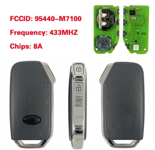 For Kia Cerato 2019-2021 Smart Key 3B 95440-M7100 433MHZ 8Achip FG00500
