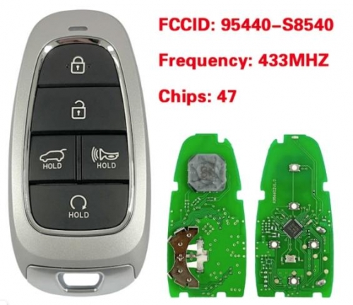 For Hyundai Staria 2022 Smart Remote Key 5 Buttons 433MHz 47 chip 95440-S8540