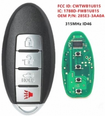 For Nissan 315MHz ID46 chip for Sentra Versa 2013 