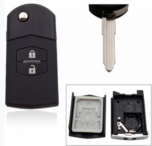 For Mazda 2 button  remote key shell