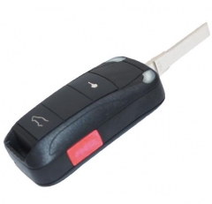 For Porsche 2+1 button 
flip remote key blank