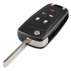 For Opel 4+1 button remote key blank with panic