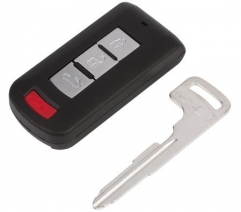 For Mitsubishi 3+1 button remote
key shell
