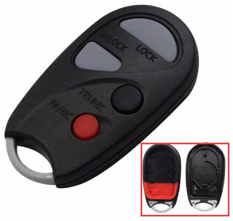 For Nissan A33 remote
 key blank with battery part