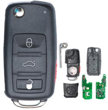 For VW  Touareg  keyless 3+1 button remote key with 315mhz with 7942 chip