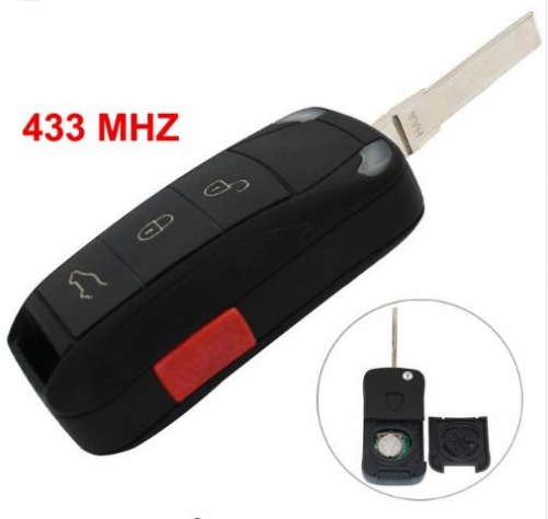 For Porshe Cayenne 3+1 button remote key with PCF7946AT(HITAG2) 
with 315mhz
&LED light