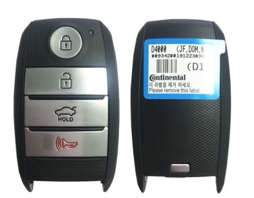 For KIA Optima 2016-2020 Genuine Smart Key Remote 4 Button 433MHz HITAG 3 Transponder 95440-D4000 95440-D5000