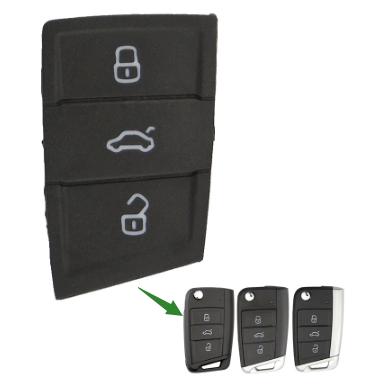 for VW 3 Button 
Remote Replacement Buttons