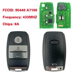 Keyless Entry 3 Button Smart Remote Key For Kia K3