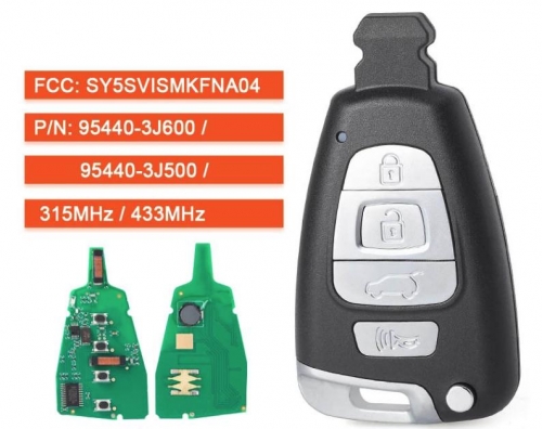 2010 For Hyundai Veracruz Smart Remote Fob Key 4B w/ Hatch SY5SVISMKFNA04