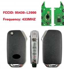 2021-2022 For Kia K5 / 3+1-Button Flip Key / PN: 9