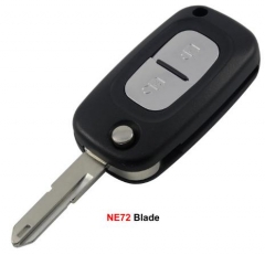 For Renault 2 button remote key blank （no logo）