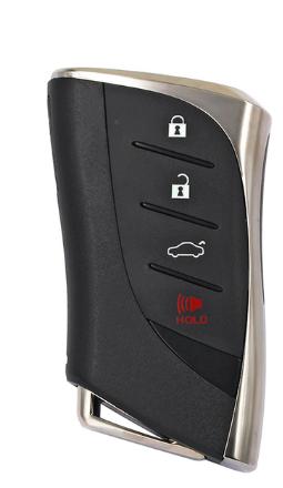 For Lexus 3+1 button remote key blank