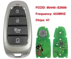 For 2020-2023 For Hyundai Santa Fe / 4-Button Smar
