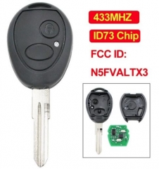 2 Button OEM Remote Key Smart Car Key Fob 433Mhz I