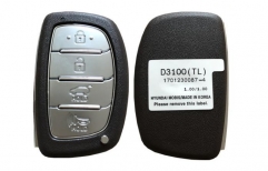 For Hyundai Tucson 2016-2017 4-Btn Smart Key TQ8-F
