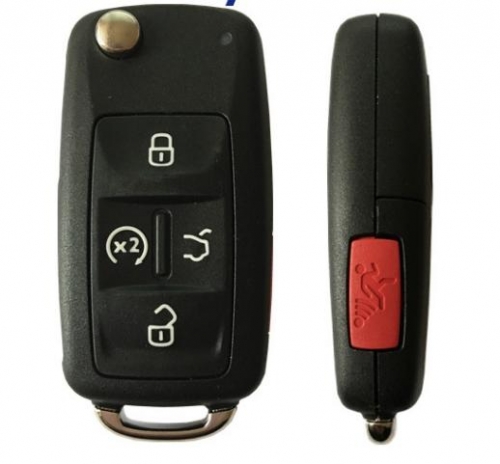 For VW Remote Key 4+1Button 561 837 202D 315MHZ