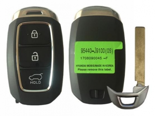 For HYUNDAI Smart Remote Insert Key Fob 95440-J9100 for Kona 2017