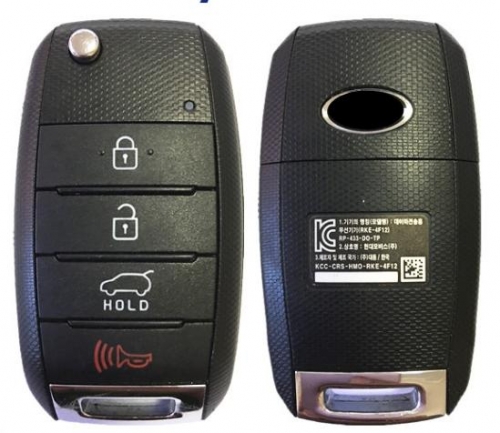 Genuine For KIA Remote Key 3 Button 433MHz RKE-4F12