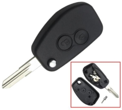 For Renault 2 button remote modified  flip key 
sh