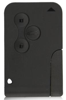 For Renault:Megane II,Scenic II,3 button card 
pcf7947-433mhz
Key profile:Renault Smart  no logo
