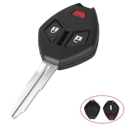 For Mitsubishi remote key shell
with 2+1 button with right blade