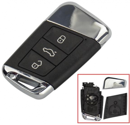 for VW 3 Button remote key blank  no  blade