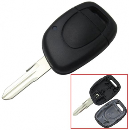 For Renault 1 button remote key blank with  big battery part
