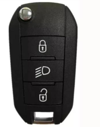 3Button 433Mhz Remote Control Key For Peugeot With 4A Chip HU83 Blade