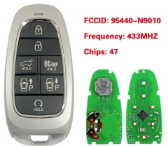 7 Buttons 433 MHZ 47 Chip For Hyundai Tucson 2021-