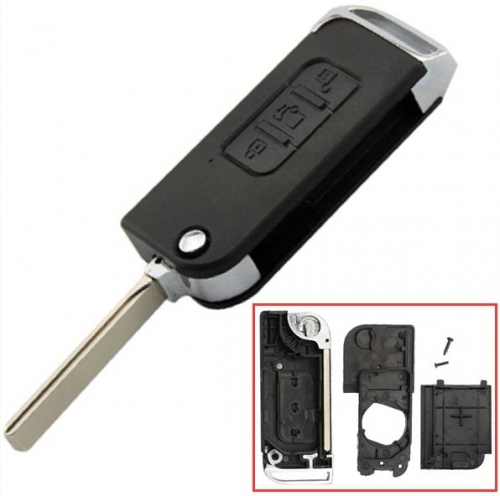 For Mahindra 3 button remote key blank