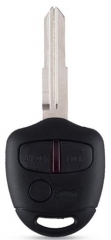 For Mitsubishi 3 button remote key blank with left
