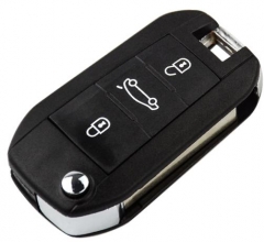 For peugeot  3 button remote key blank
with HU83 g
