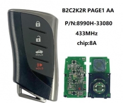 For Lexus ES350 2019+ Smart Key, 4Buttons 8990H-33