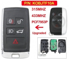 5 Button Remote Car Key  433Mhz PCF7953P Chip KOBJ