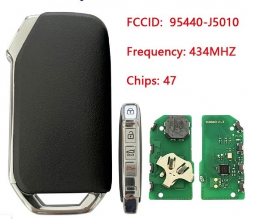 For KIA Stinger 2019-2020 Smart Remote Key 4 Buttons 433MHz 95440-J5010
